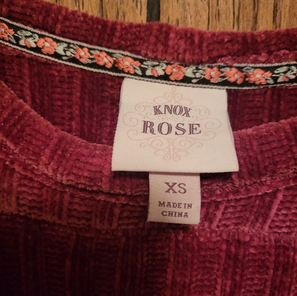 Knox rose chenille sweater - Picture 3 of 5